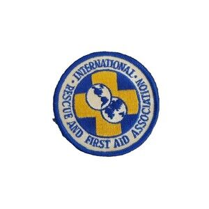 International Rescue And First Aid Association Patch Badge 3 Inch Round